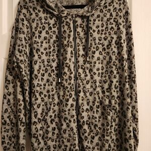 Maurices Leopard Print Hoodie